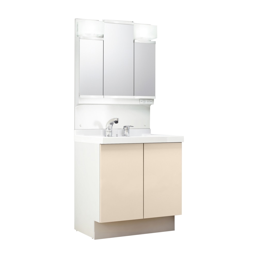 LIXIL 洗面化粧台 J1 間口75cm 三面鏡2枚扉