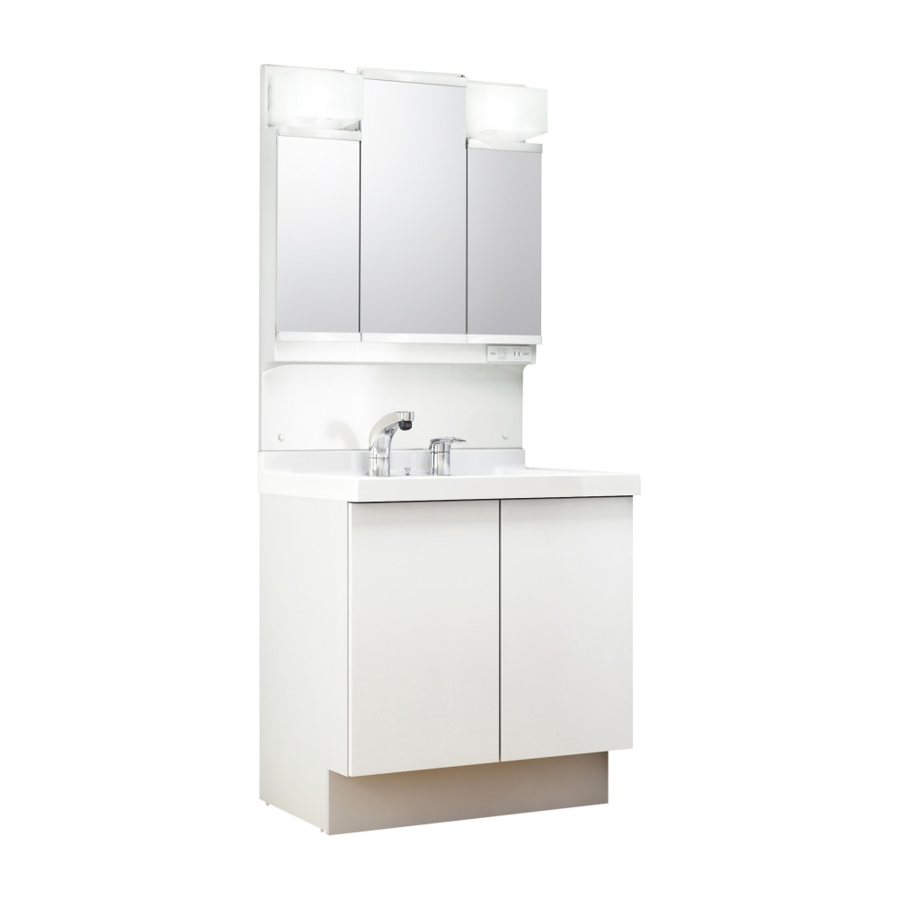 LIXIL 洗面化粧台 J1 間口75cm 三面鏡2枚扉
