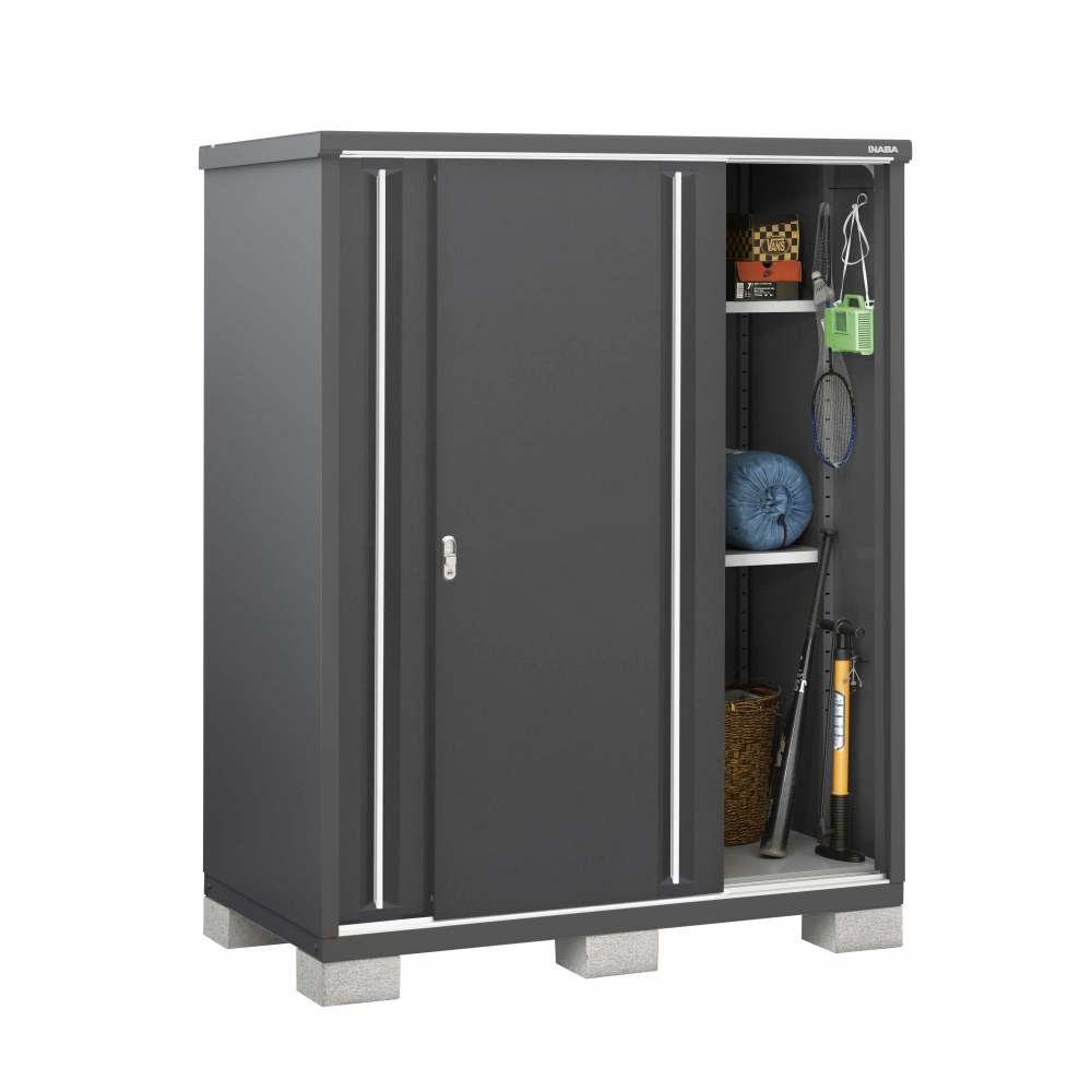 イナバ物置　シンプリー　ＭＪＸ‐１５９ＤＦ　FG　フランネルグレー