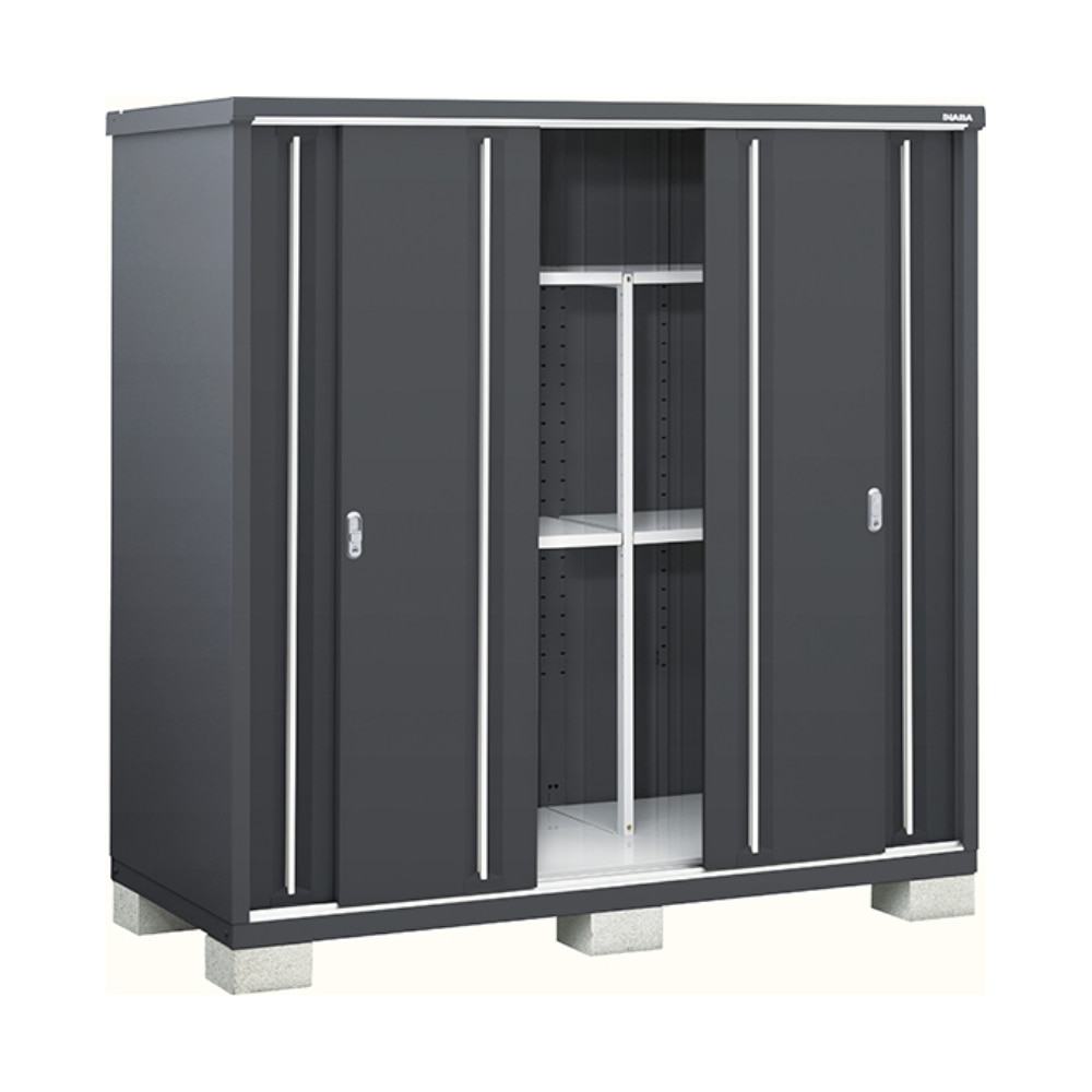 イナバ物置シンプリーＭＪＸ－１９９ＤＦ　フランネルグレー