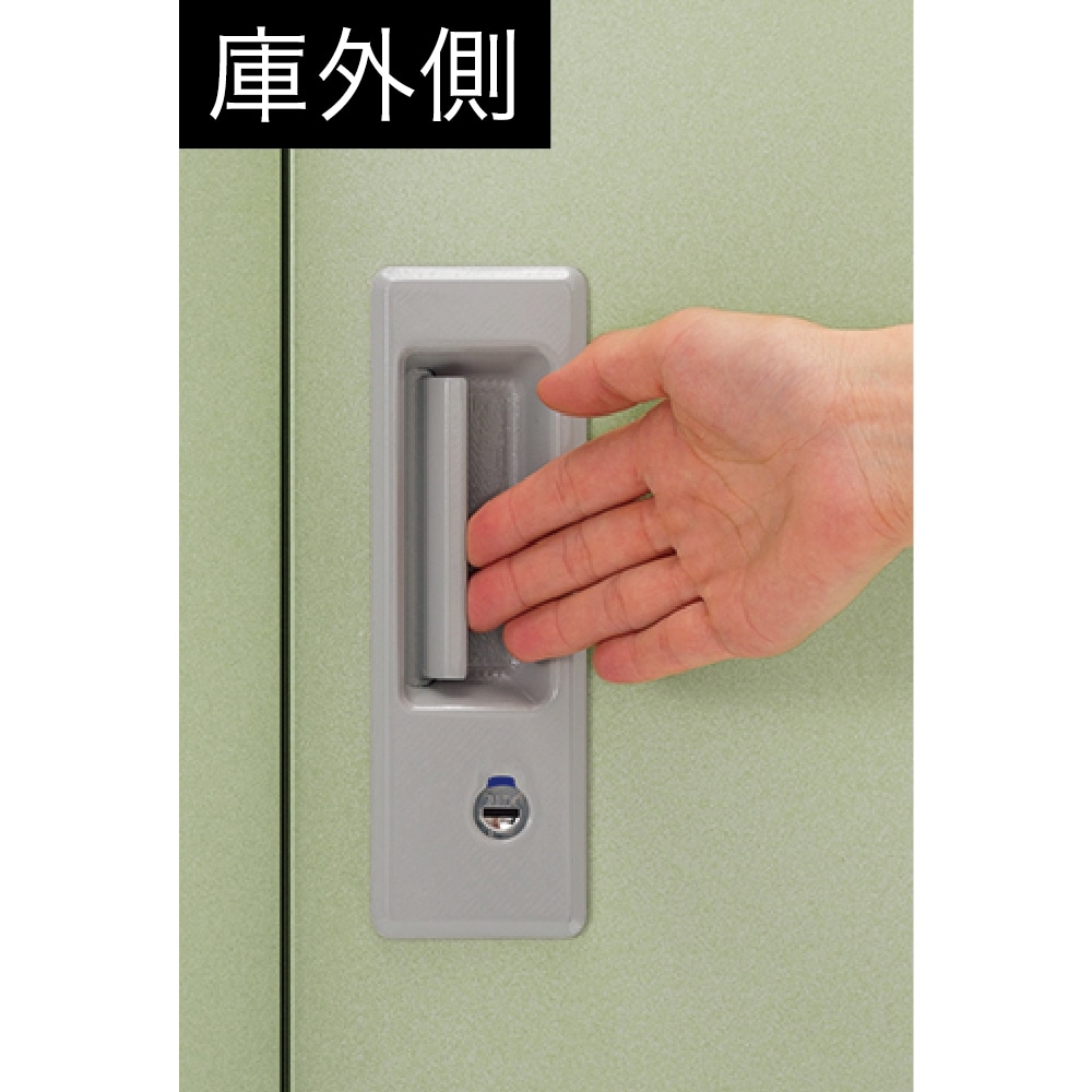 イナバ　宅配ボックス　TBJ-065C　フランネルグレー 全面棚タイプ　フランネルグレー