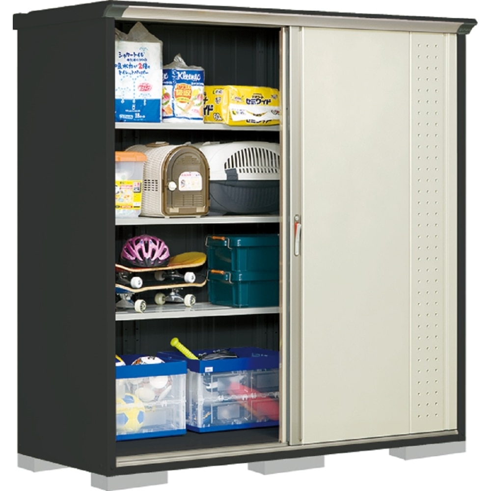 タクボ物置　グランプレステージ　ジャンプ　全面棚　GPY-197AFMW