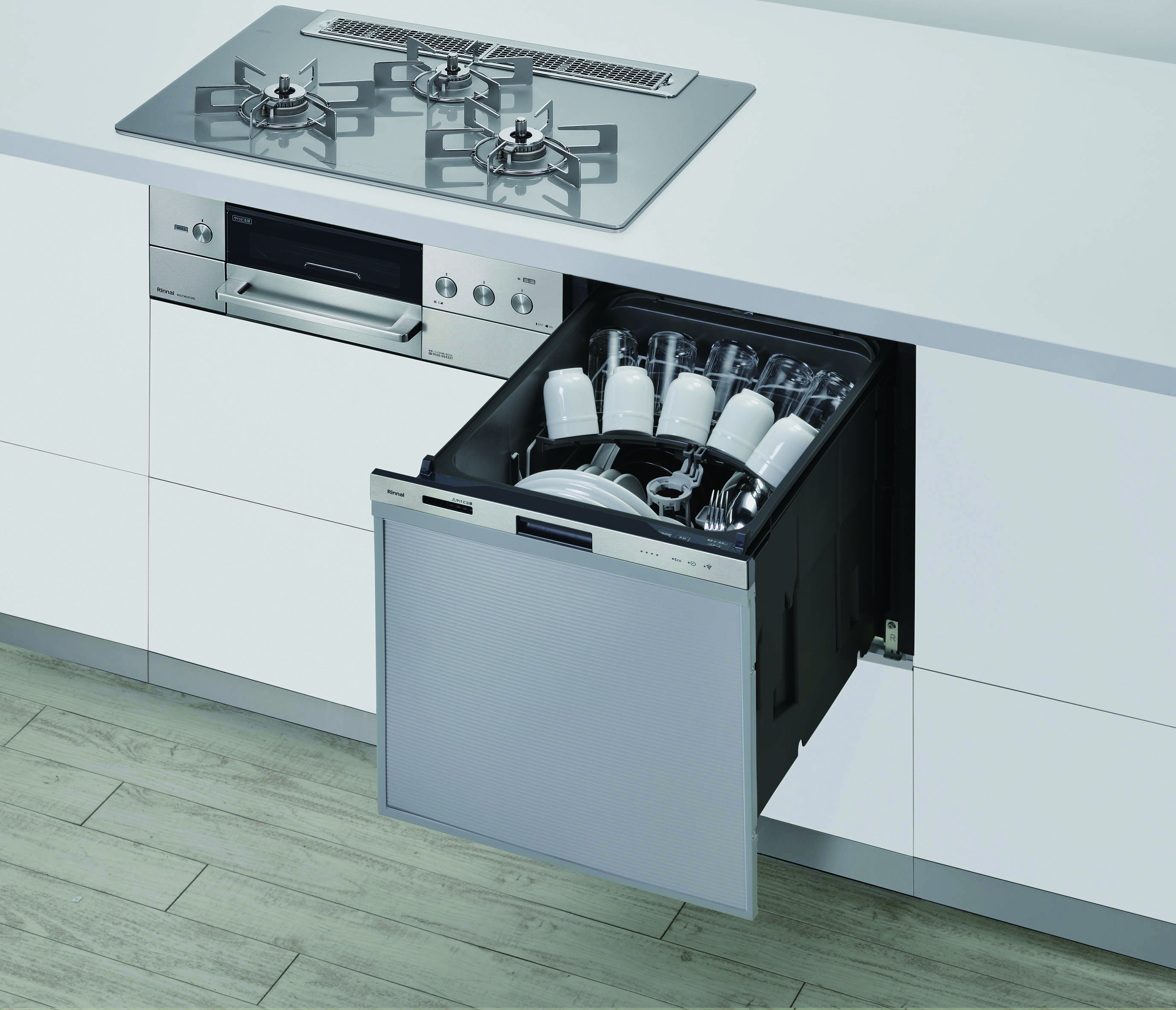Rinnai ビルトイン食器洗い乾燥機 浅型 RWX-405LP