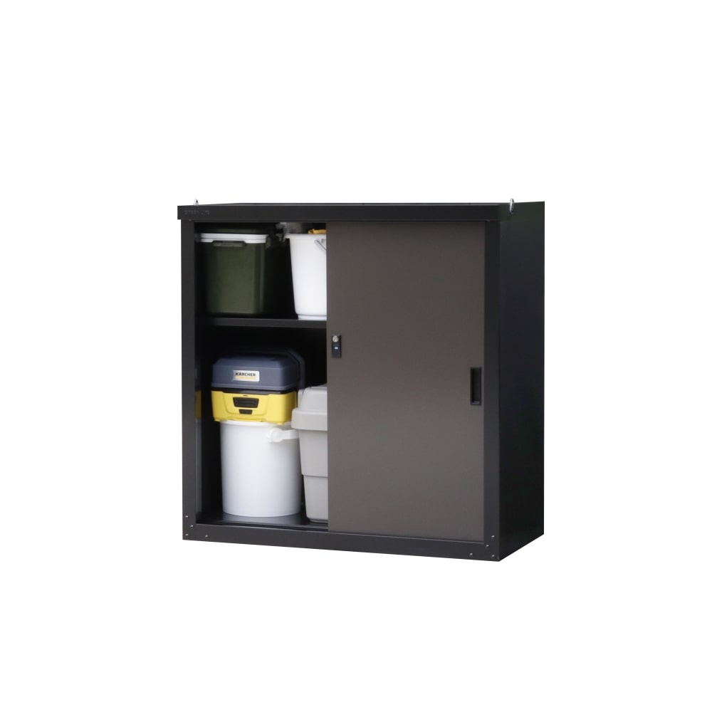 グリーンライフ(GREEN LIFE) 　家庭用収納庫　ＨＳシリーズ　ＨＳ－８３（ＢＫ／ＡＧＹ） お客様組立商品 HS-83