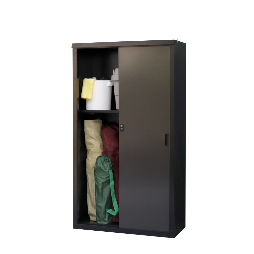 グリーンライフ(GREEN LIFE) 　家庭用収納庫　ＨＳシリーズ　ＨＳ－１５３（ＢＫ／ＡＧＹ） お客様組立商品 HS-153