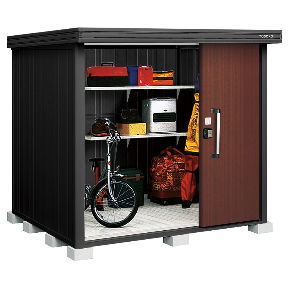 ヨド物置　積雪型　エルモLMDS-2218-BK/CW