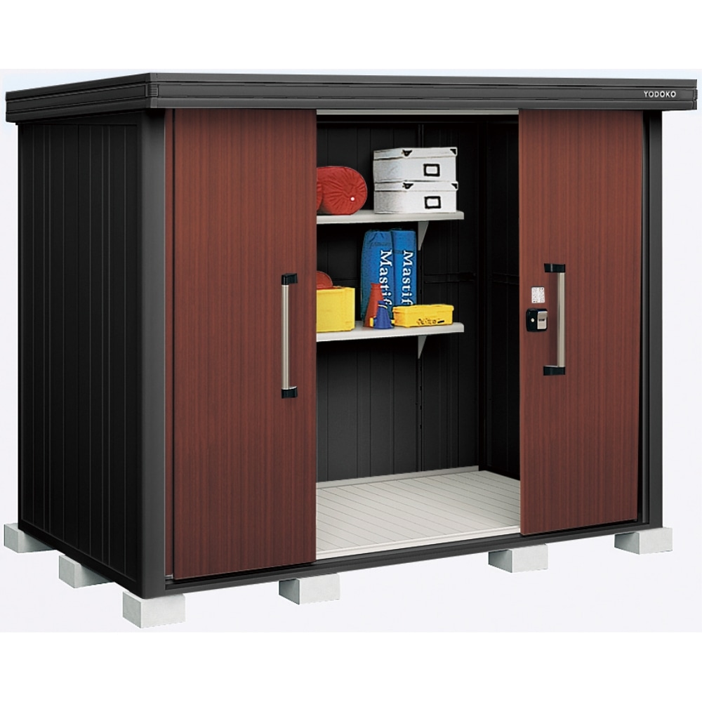 ヨド物置　積雪型　エルモLMDS-2515-BK/CW