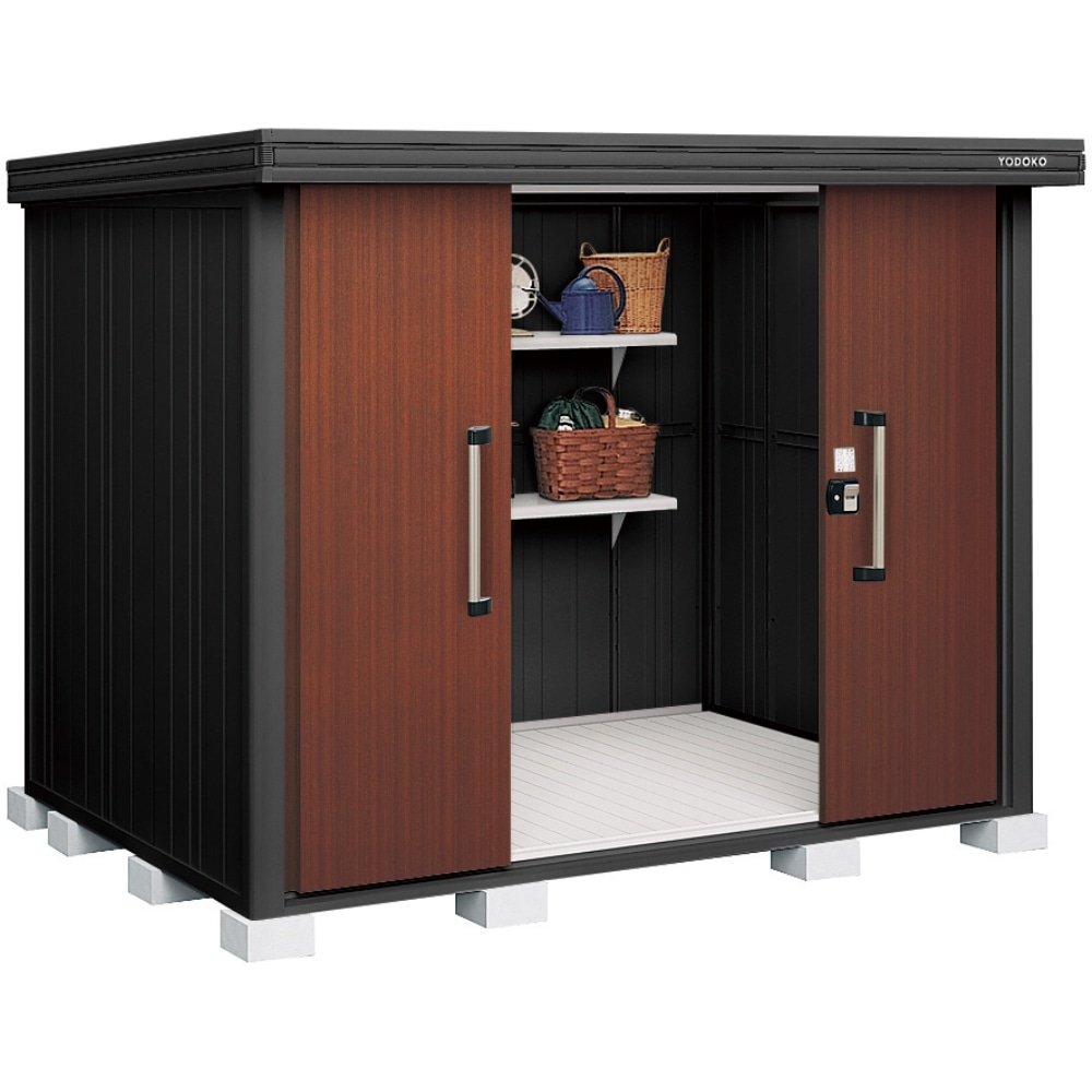 ヨド物置　積雪型　エルモLMDS-2518-BK/CW