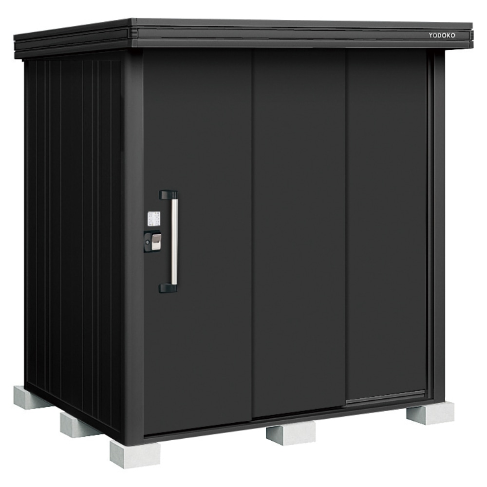 ヨド物置　一般型　エルモLMD-1815-BK/BK