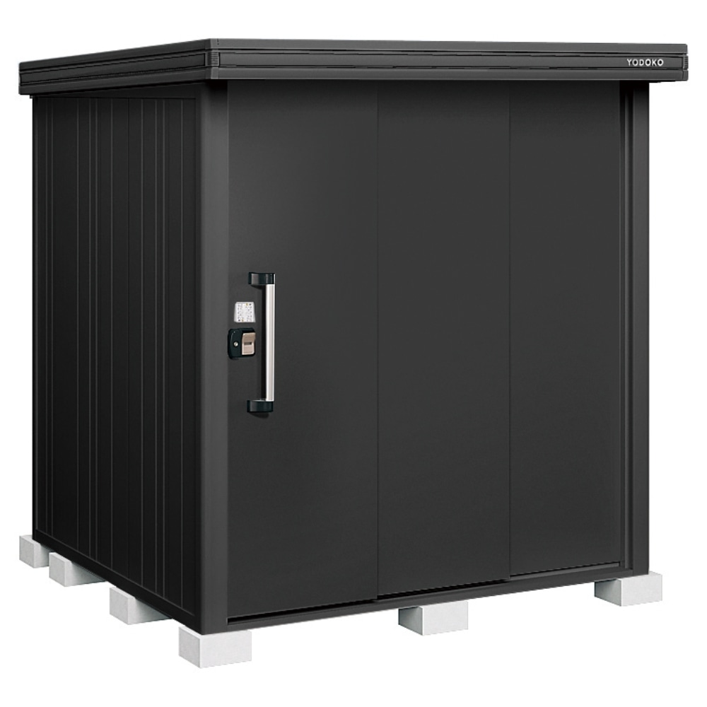 ヨド物置　一般型　エルモLMD-1818-BK/BK