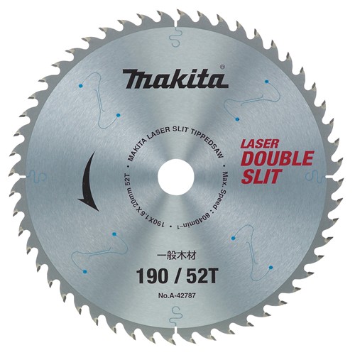 マキタ（Makita）　レーザーダブルスリットチップソー　Ａ－４２７８７ １９０ｍｍ