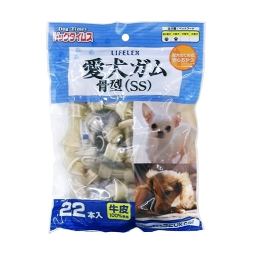 ドッグタイムス　愛犬ガム骨型（ＳＳ）　２２本入り　ＫＦＹ１２－３８４９