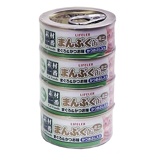 コーナン オリジナル まんぷくミニ缶ゴールド まぐろかつお味かつおぶし入り ゼリータイプ 70g 4缶 ペット ホームセンターコーナンの通販サイト コーナン オリジナル まんぷくミニ缶ゴールド まぐろかつお味かつおぶし入り ゼリータイプ 70g 4缶 ペット ホームセンターコーナンの通販サイト