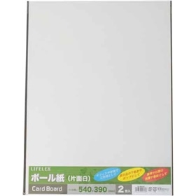 ボール紙（片面白）　２枚入