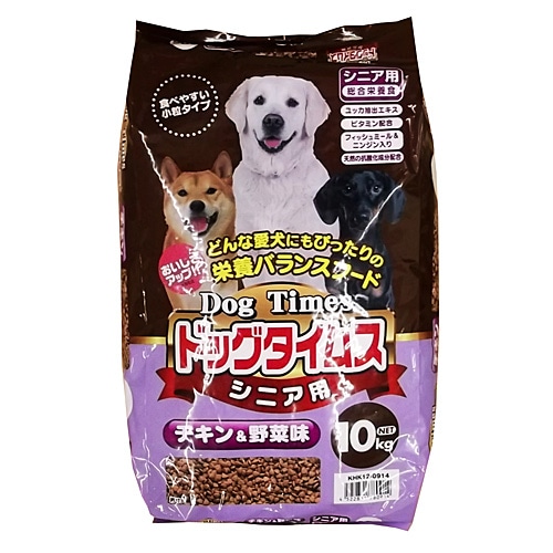 ドッグタイムス　１０ｋｇ　チキン＆野菜味　シニア用 シニア用・チキン＆野菜味