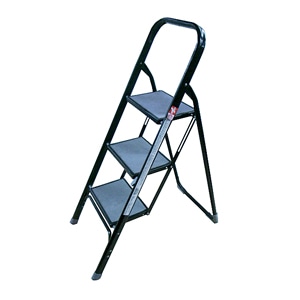 コーナン オリジナル 折りたたみ 踏台 脚立 フォールディング ステップ 3段 ラクステ　ＫＬＨ１０－５１１５ サイズ：約幅41×奥行77×高さ104cm