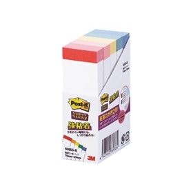 強粘着ふせん　７５Ｘ２５ＭＭ　５００ＳＳ‐Ｒ　レインボー５冊