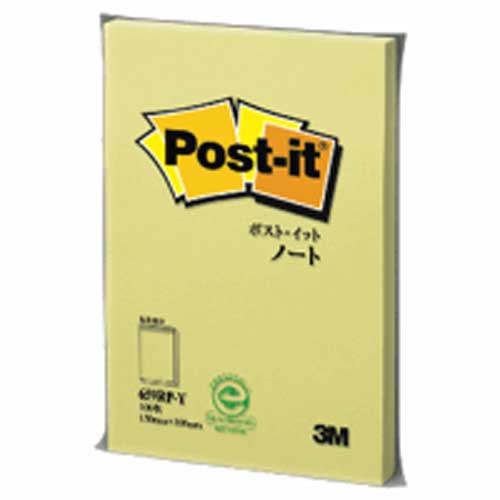 ポスト・イット　再生紙　６５９ＲＰ－Ｙ　１５０×１００　黄　230417