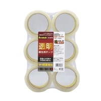 ■スコッチ透明梱包用テープ　中・軽量用　４８ｍｍ×５０ｍ　６巻　350080