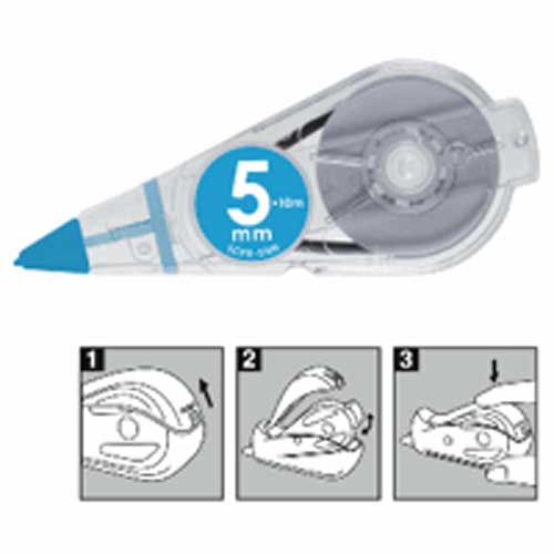 修正テープ微修正カートリッジ　５ｍｍ×１０ｍ　ＳＣＰＲ－５ＮＮ　240361
