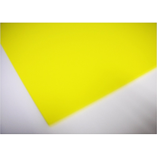 発泡塩ビボード　黄　約３×２００×３００ｍｍ　×６枚セット