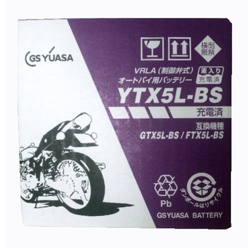 ジーエス・ユアサ バイク用バッテリー ＹＴＸ５Ｌ－ＢＳ－ＧＹ－Ｃ