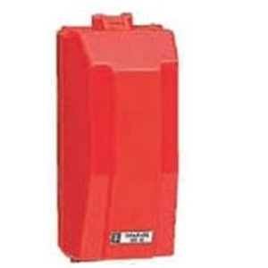 未来工業　ウォルボックス プラスチック製防雨スイッチボックス 赤色 危険シール付 　タテ型　　ＷＢ１Ｒ 赤