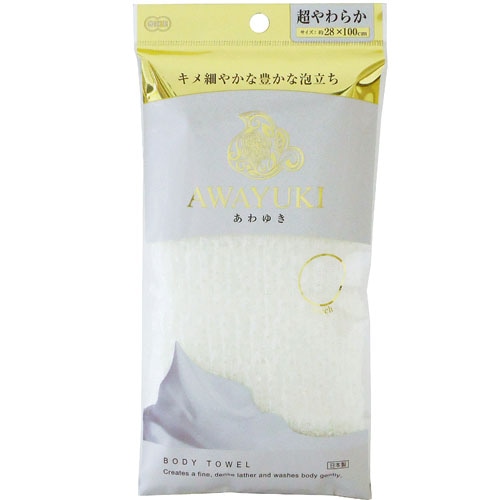 あわゆき　ナイロンタオル　超やわらか　Ｗ