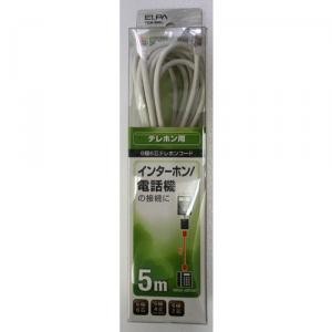 テレホン用　６極６芯テレホンコード５ｍ　ＴＥＷ‐Ｓ０５０