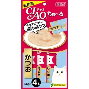 いなばペットフード　ＣＩＡＯ　ちゅ～る　かつお　１４ｇ×４本