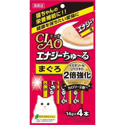 いなばペットフード　エナジーちゅ～る　まぐろ　１４ｇ×４本