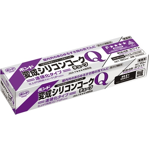 コニシ(Konishi) 　変成シリコンコークＱ　１２０ｍｌ　ホワイト ホワイト