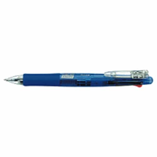 多機能ペン　クリップオンマルチ（４色＋シャープ）　青軸　240618