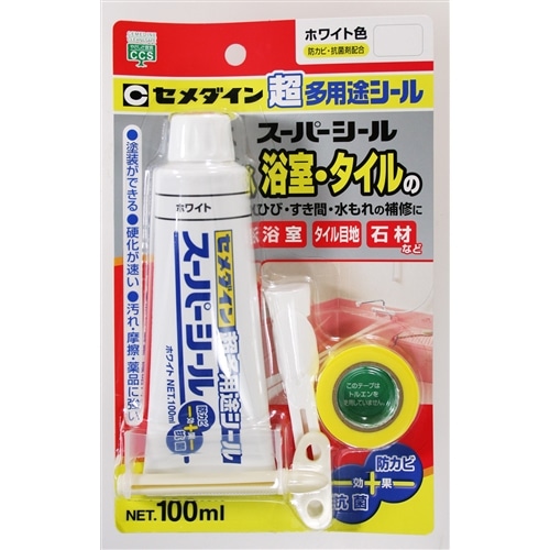 セメダイン(Cemedine) 　スーパーシール　Ｐ１００ｍｌ　ホワイト ホワイト