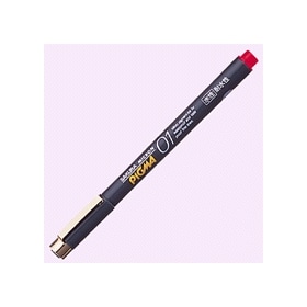 サインペン　ピグマ　０．１ｍｍ　赤　ＥＳＤＫ０１　１９　340339