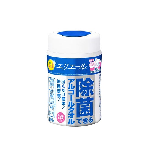 エリエール　除菌できるアルコールタオル本体　１００枚