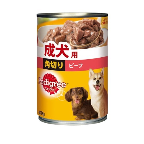 ペティグリー ウェット缶 成犬用 角切り ビーフ  ４００ｇ 成犬用 角切り ビーフ  ４00ｇ