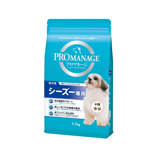 プロマネージ 成犬用 シーズー専用 １．７ｋｇ ×６個セット 成犬用 １．7ｋｇ ×6個