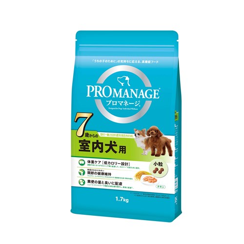 プロマネージ ７歳からの室内犬用 １．７ｇ ×６個セット 7歳からの室内犬用 １．7ｇ ×6個