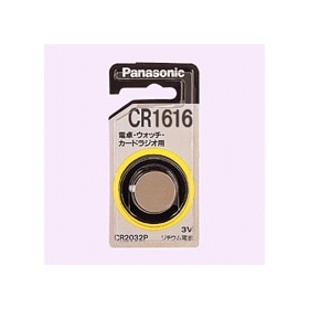 パナソニック（Pａｎａｓｏｎｉｃ）　コイン形リチウム電池　３Ｖ　ＣＲ１６１６Ｐ　380252
