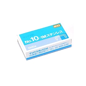 ホッチキス針　Ｎｏ．１０‐１Ｍステンレス　１０００本