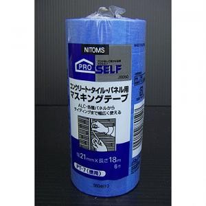 コンクリート・タイル・パネル用マスキング　２１ｍｍ×１８ｍ×６巻　ＰＴ－７　Ｊ８０５０ ２１ｍｍ×１８ｍ×６巻