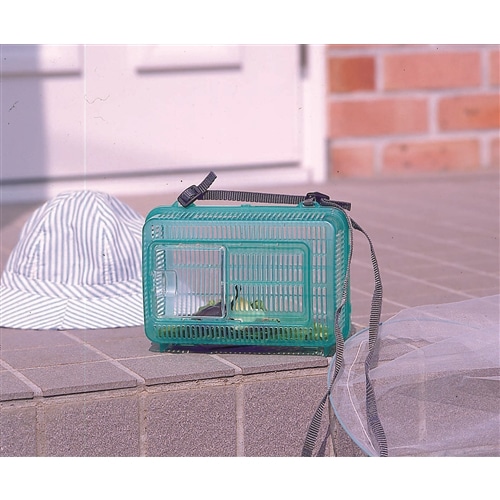 アイリスオーヤマ（IRIS OHYAMA）　虫かご　角型　クリアグリーン　ＫＱ‐２１０