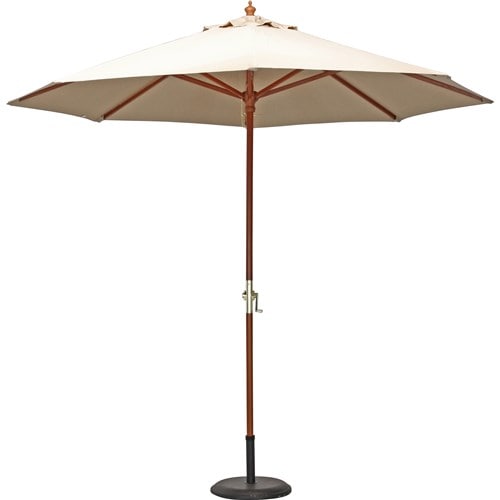 木製パラソル　２７０ｃｍ　アイボリー　２７０ＩＶ