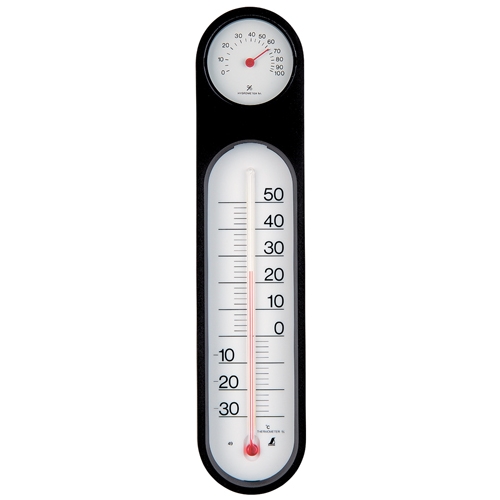 シンワ温湿度計　Ｍ−０５５ＢＬ＆Ｗ