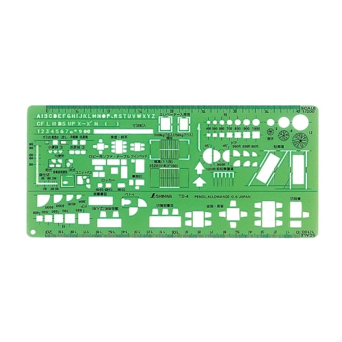 シンワテンプレート　ＴＤ－４　建築定規