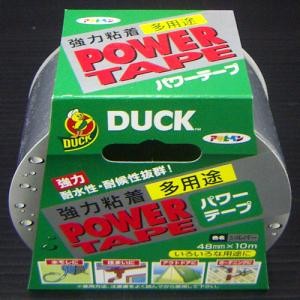 アサヒペン(Asahipen) ＤＵＣＫパワーテープ　シルバー　４８ｍｍ×約１０ｍ シルバー　４８ｍｍ×約１０ｍ