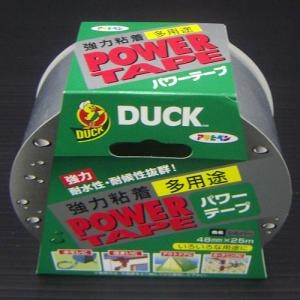 アサヒペン(Asahipen) ＤＵＣＫパワーテープ　シルバー　４８ｍｍ×約２５ｍ シルバー　４８ｍｍ×約２５ｍ