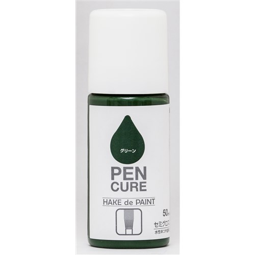 ペンキュア　ニッペ　ＨＡＫＥ　ｄｅ　ＰＡＩＮＴ　セミグロス　グリーン　５０ｍｌ グリーン　５０ｍｌ