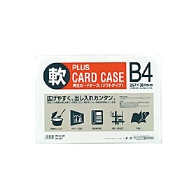 【アウトレット】PLUS(プラス) 　再生カードケースソフトタイプ　Ｂ４　ＰＣ－３１４Ｒ　326737